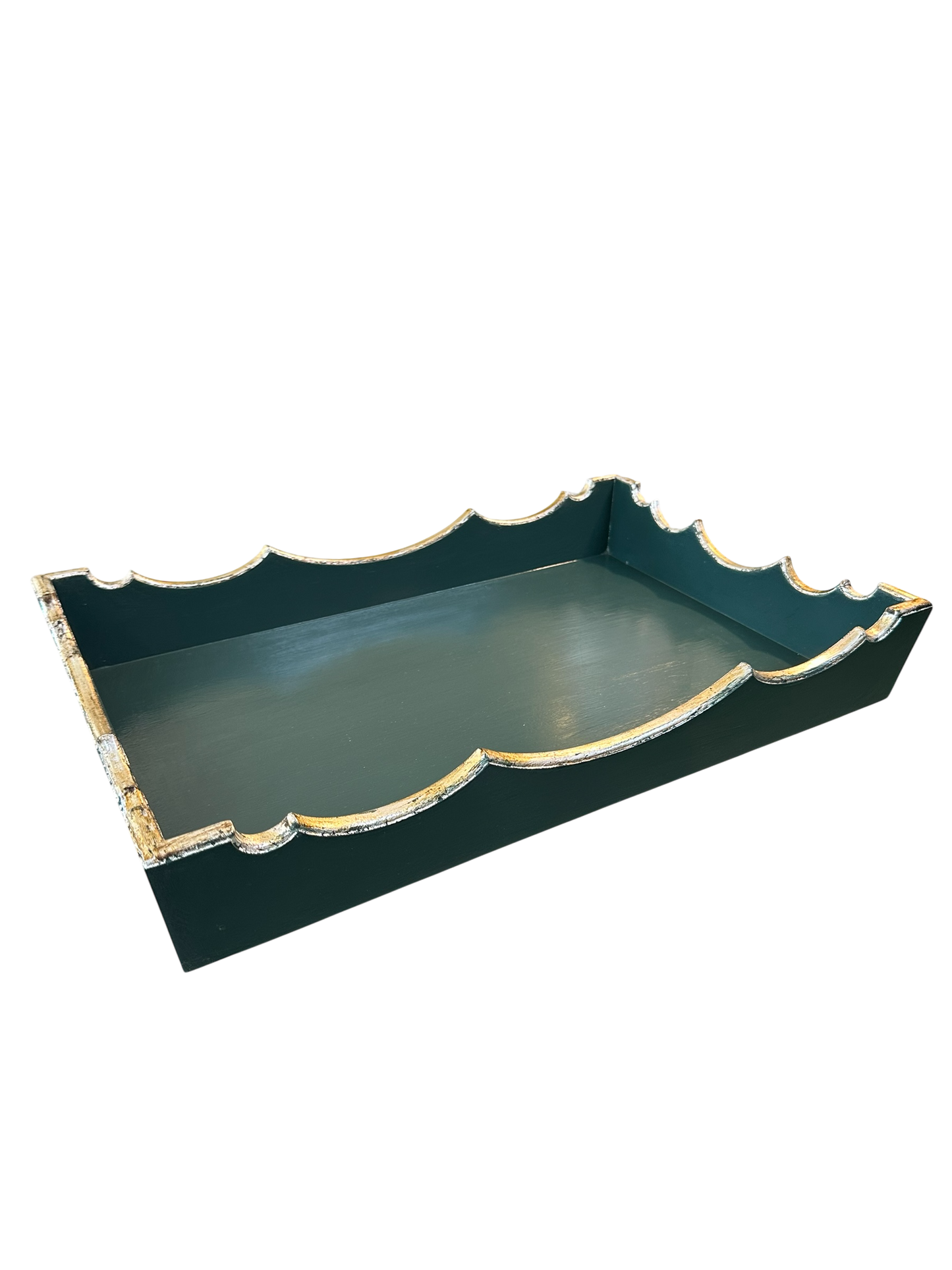 Bespoke Hand-Painted Tray by Kathy Slater - Blue
