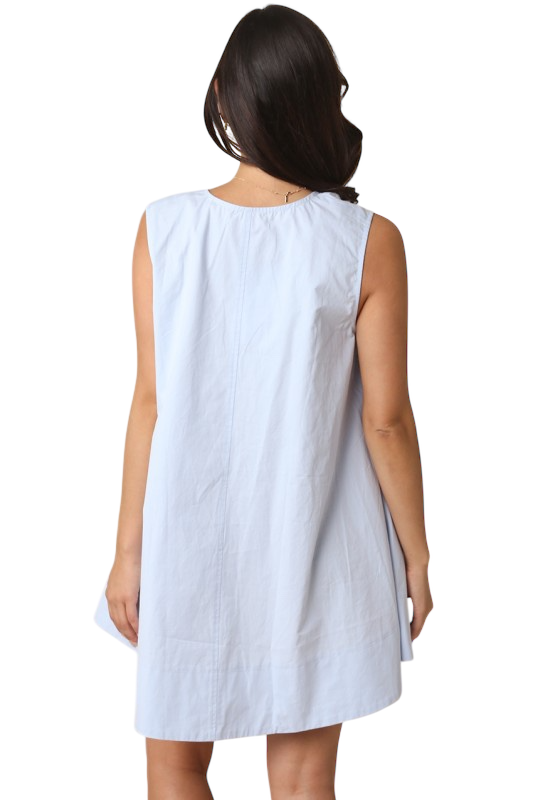 Scoop Neck Mini - Light Blue