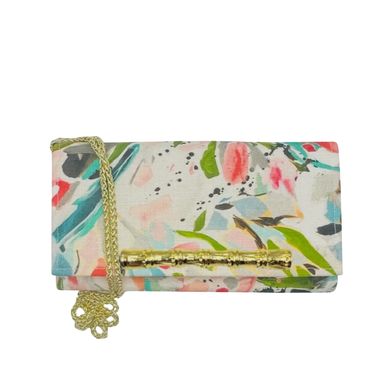 Paulette Crossbody w/ Pink Linen Lining