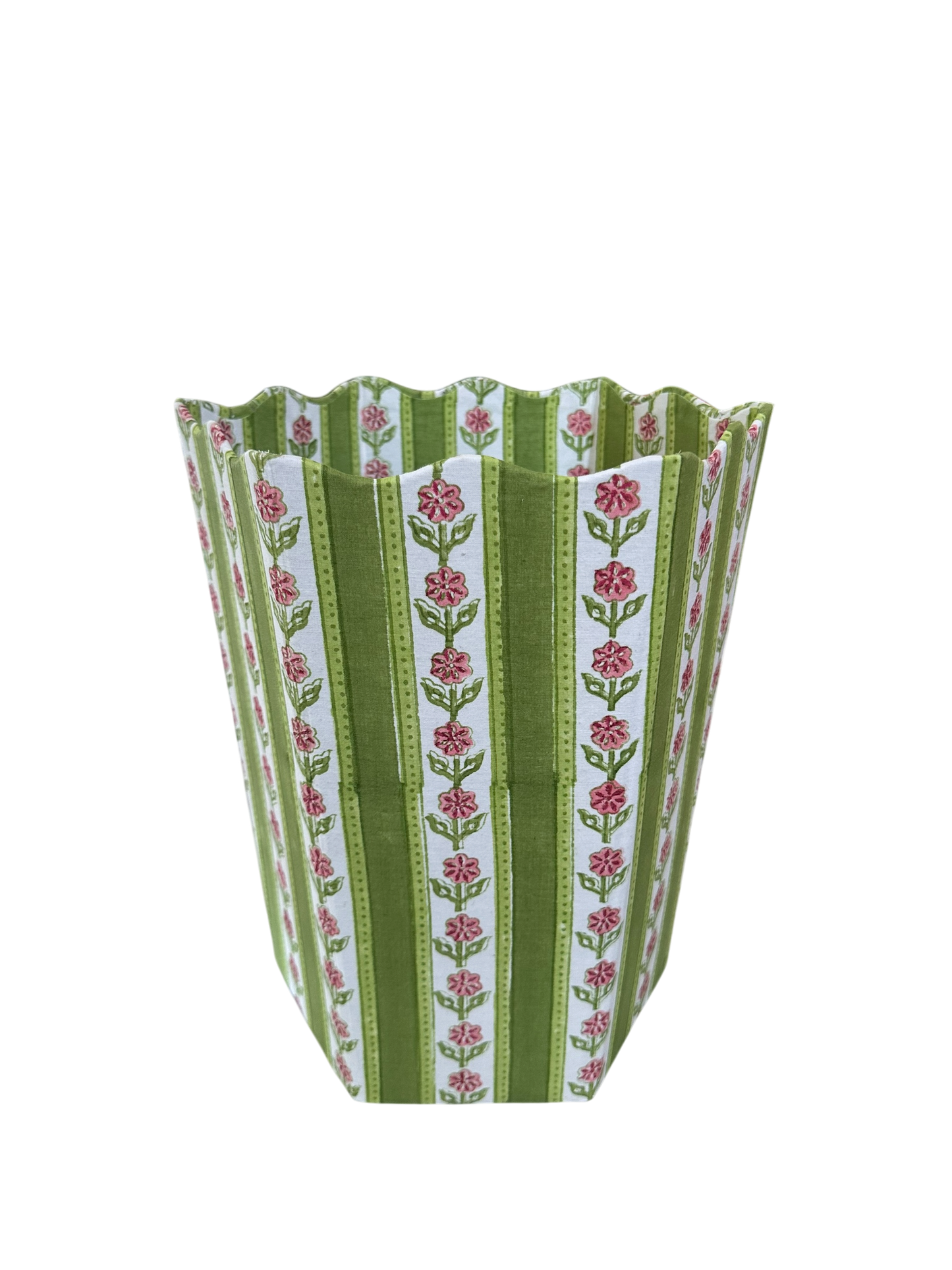 Cottage Garden Scalloped Waste Bin