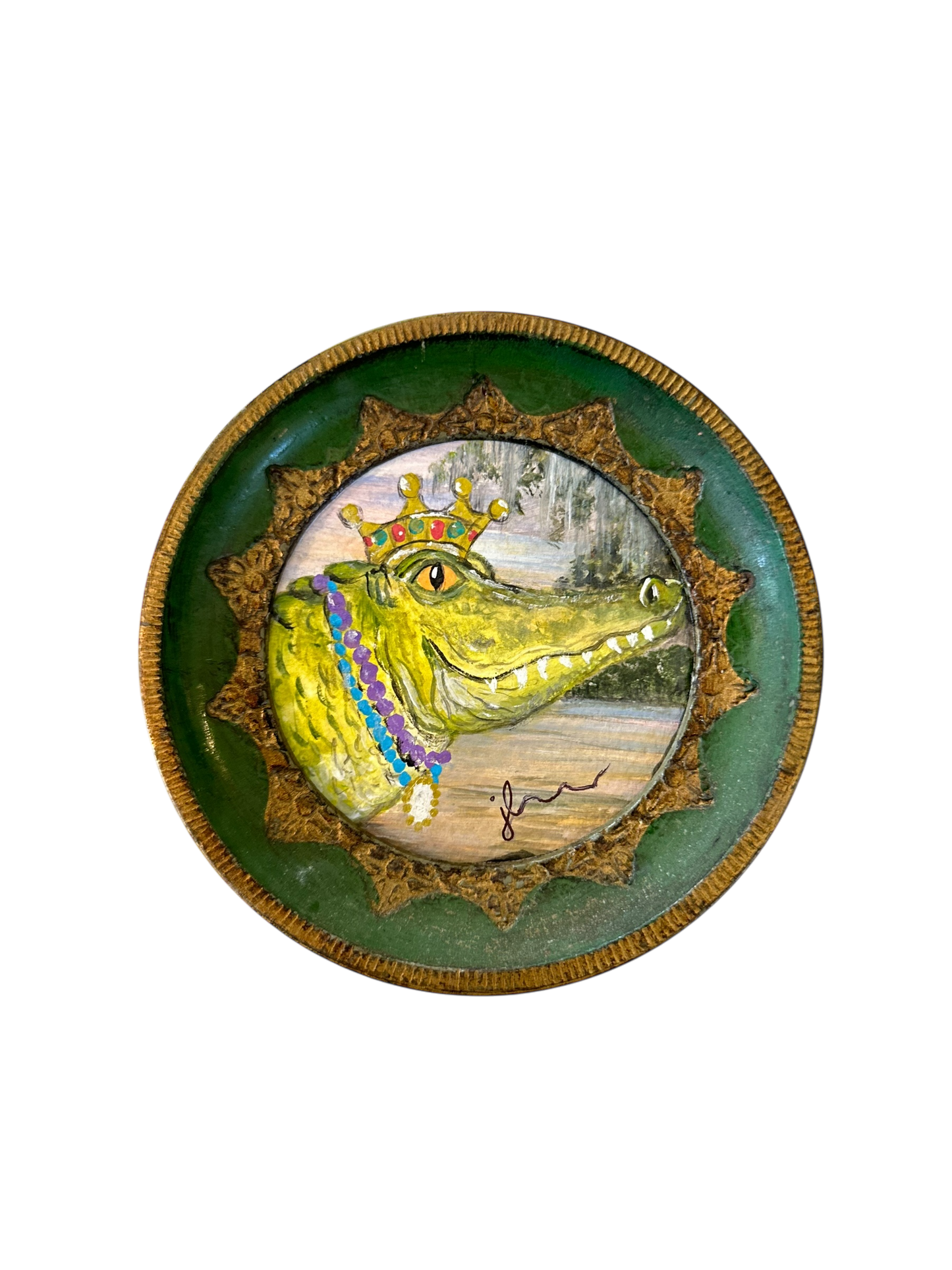 Jenn Leverett Art - Mardi Gras Florentine Minis