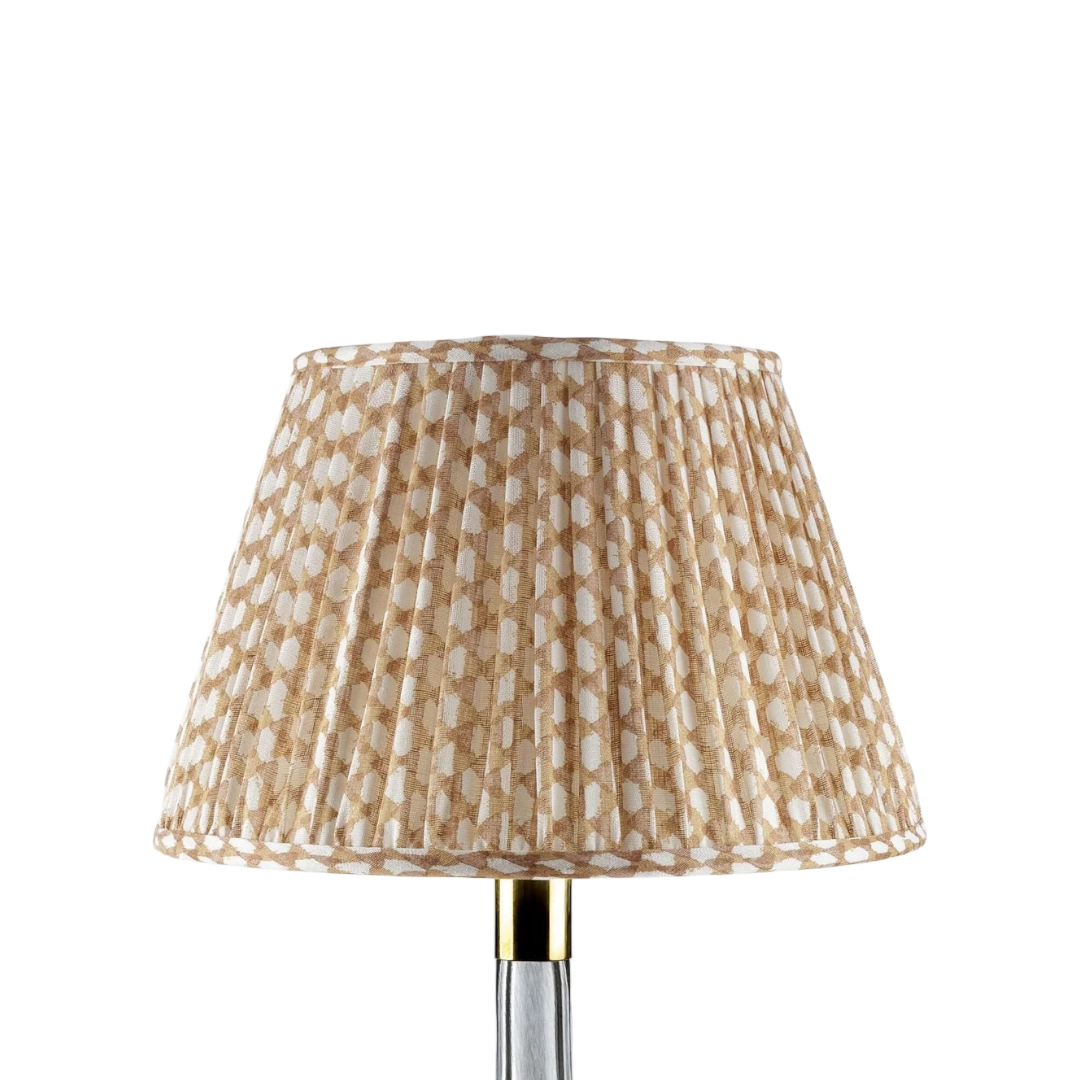 Fermoie Nut Brown Wicker Lampshade