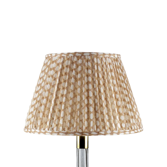 Fermoie Nut Brown Wicker Lampshade