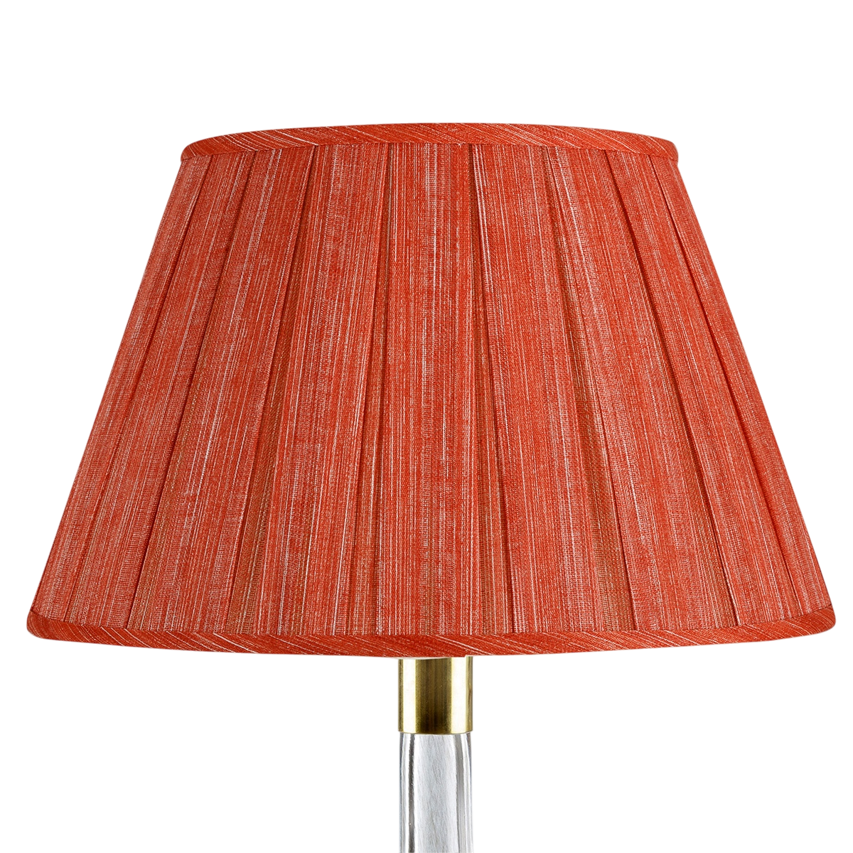 Fermoie Box Pleat Lampshade in Fresco