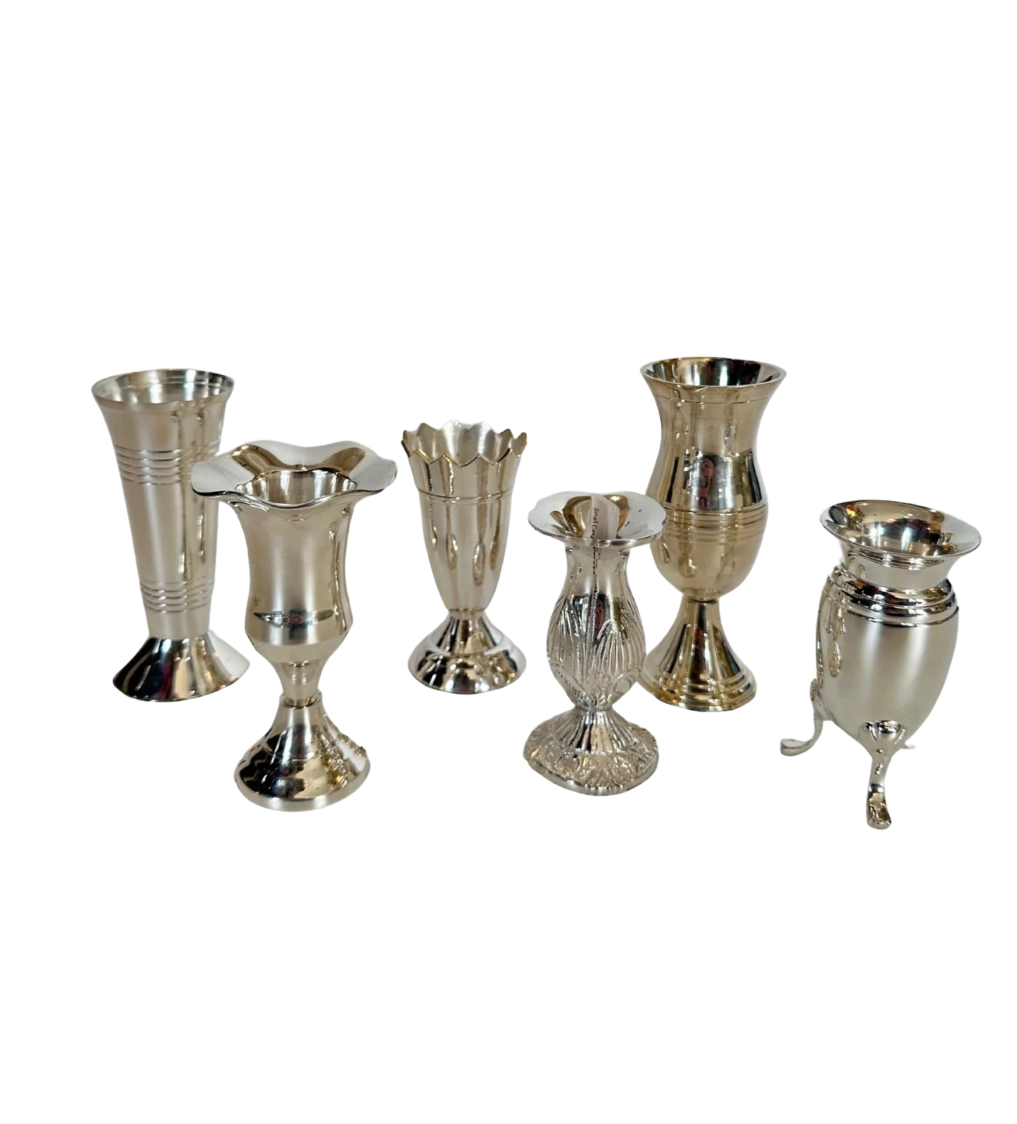 Queen Ann Silver Budvases