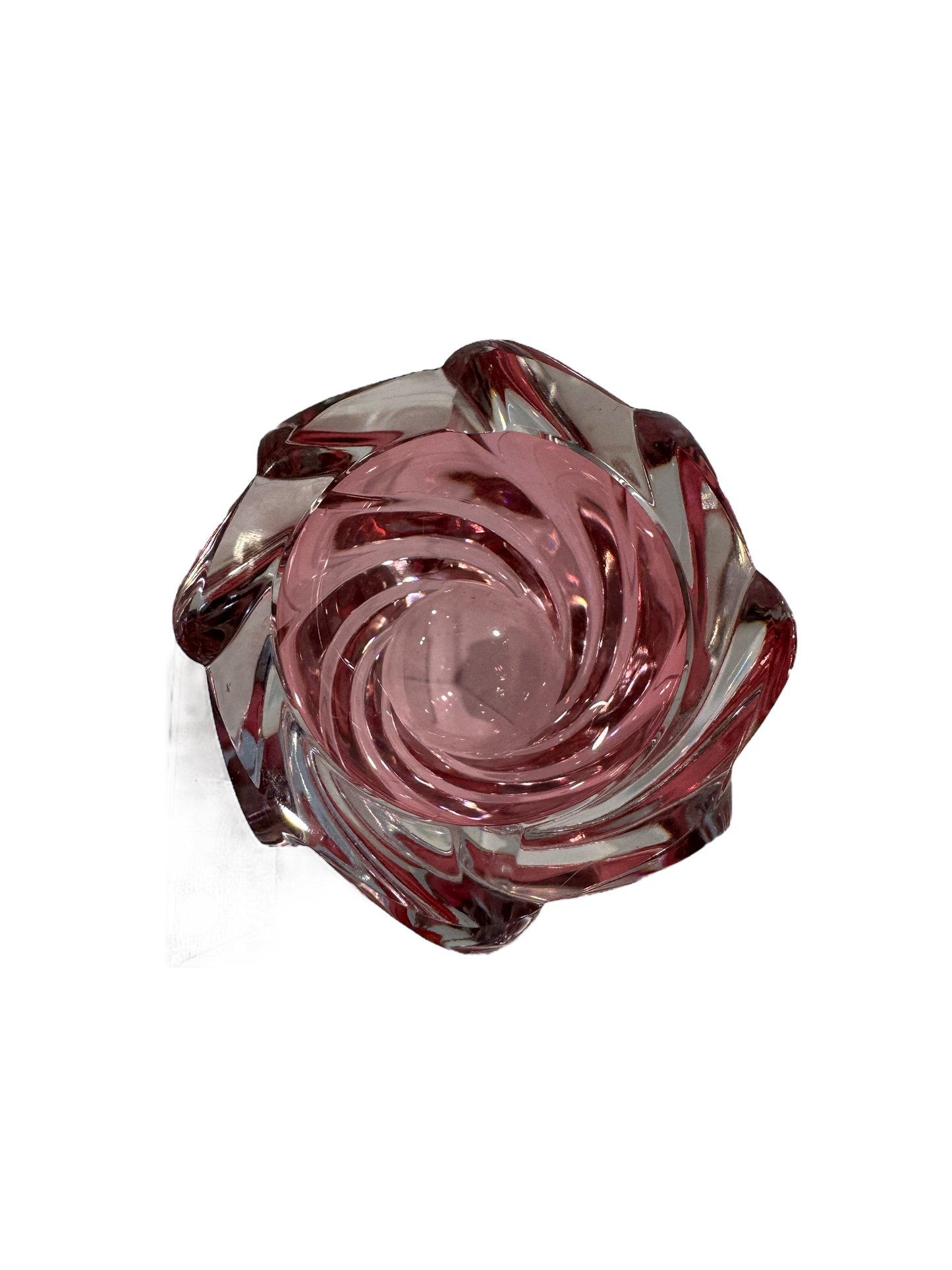 Murano Glass Trinket Bowl - Pink