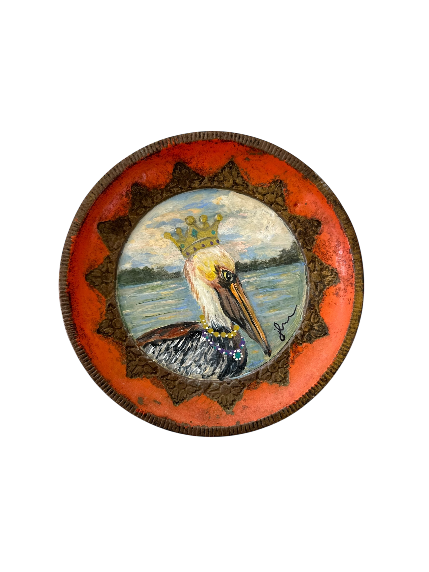 Jenn Leverett Art - Mardi Gras Florentine Minis