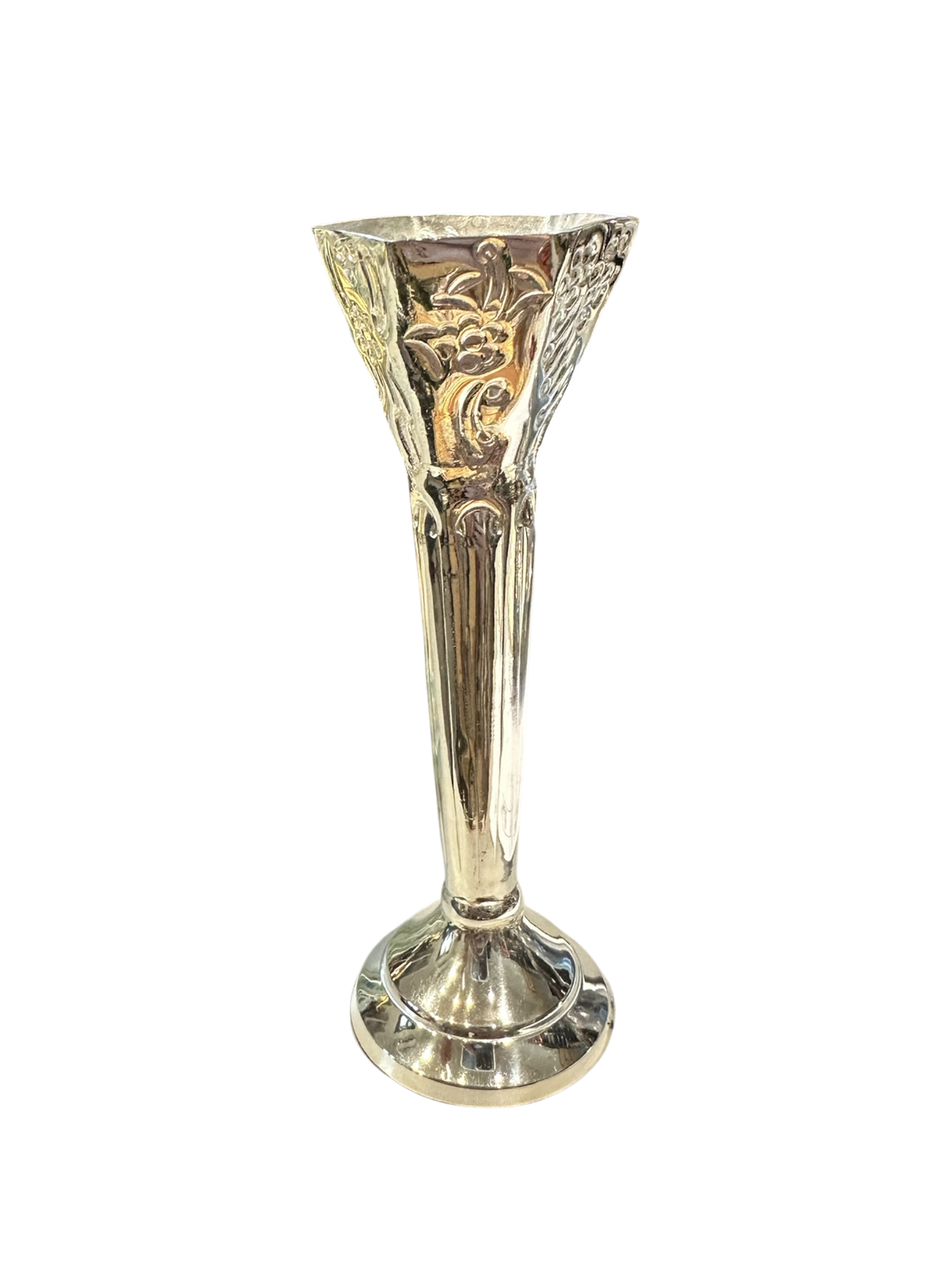 Single Stem Silver Vase