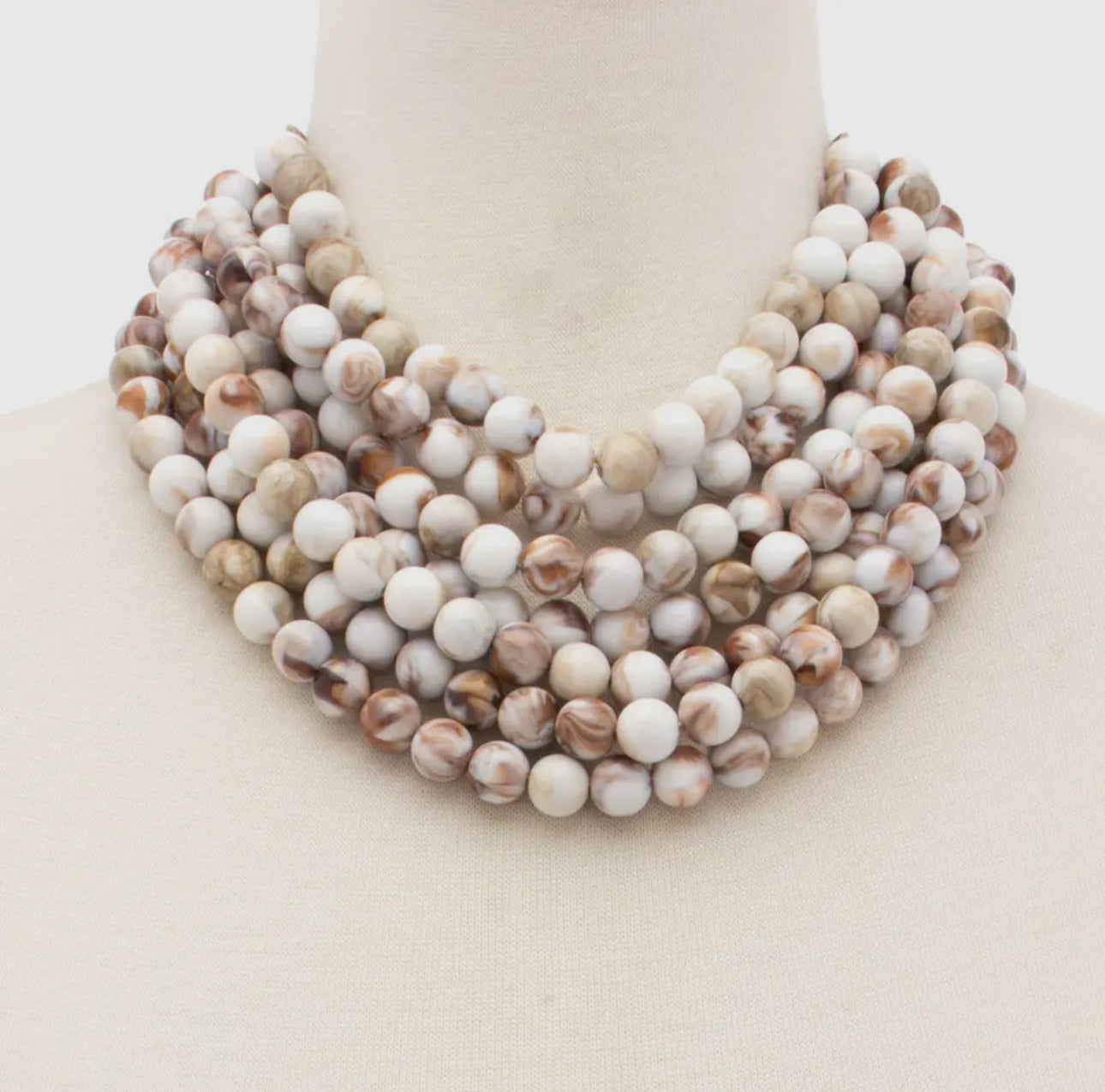 Chunky Beaded Layered Necklaces