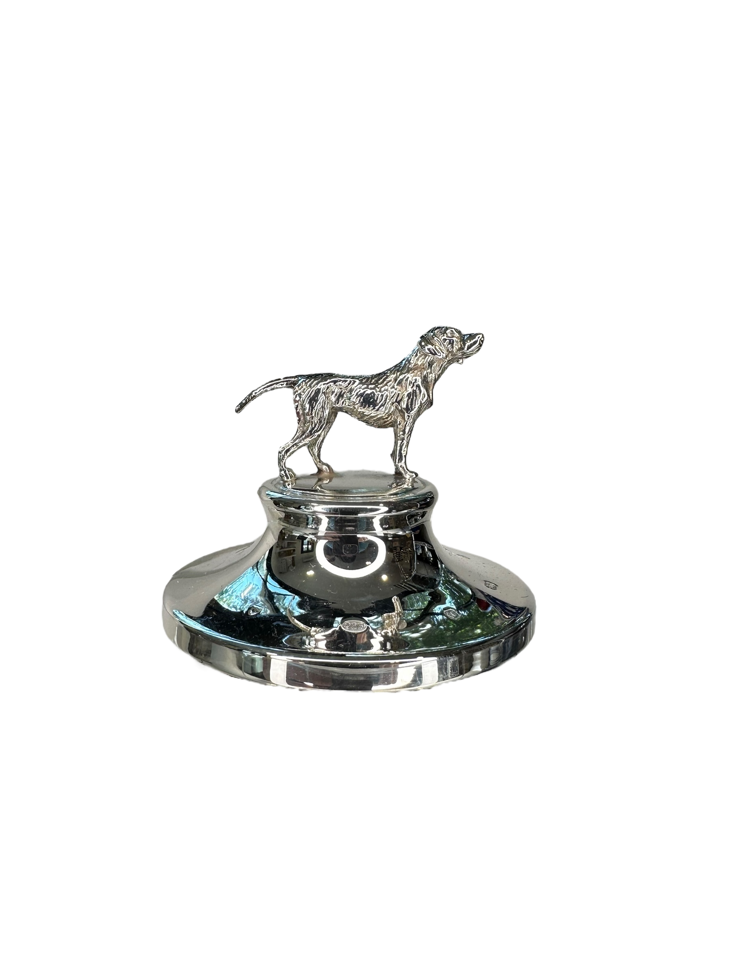 Dog Paperweight English Sterling