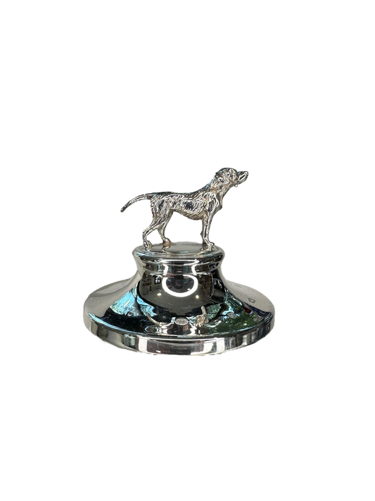 Dog Paperweight English Sterling