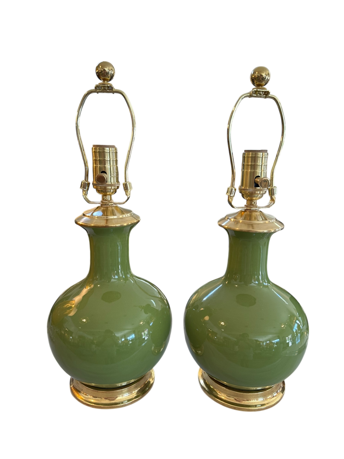 William Small Lamp in Avocado