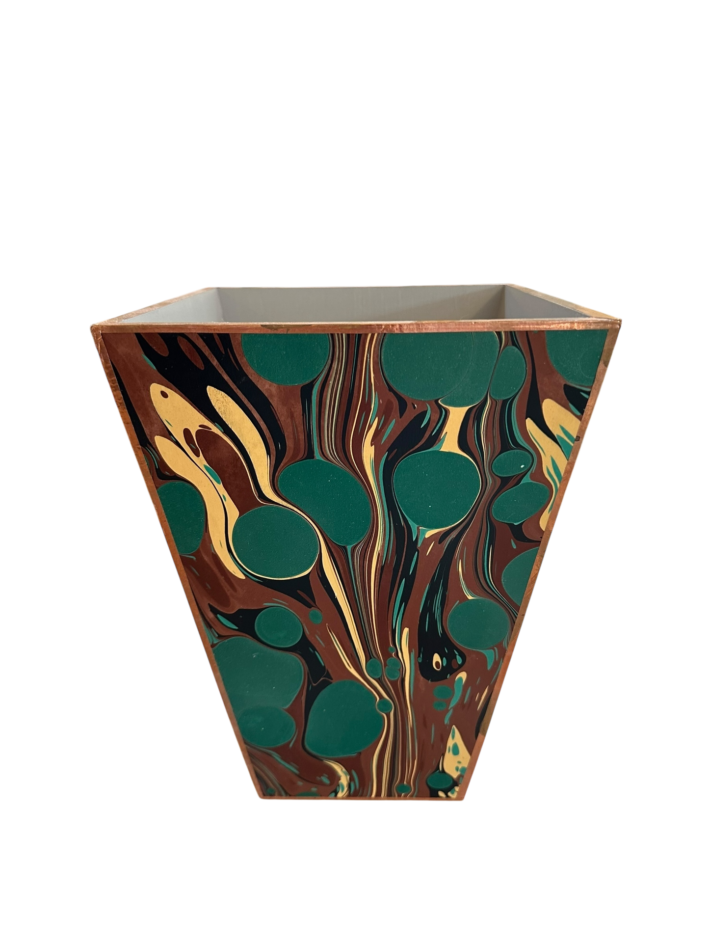 Marble Paper Waste Basket