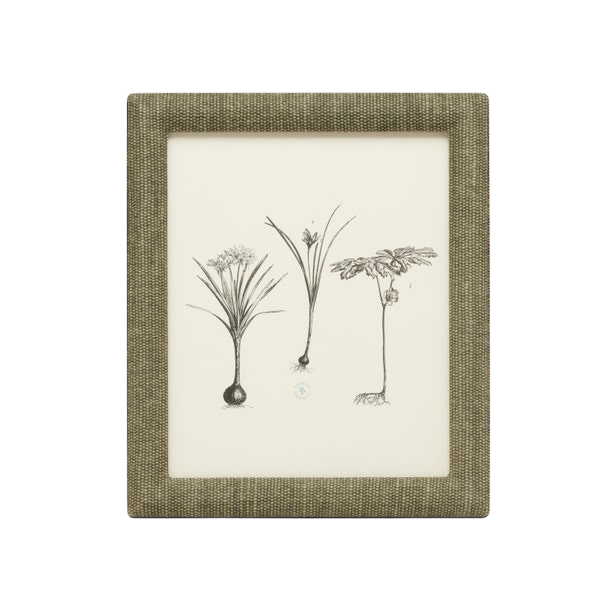 Dark Green Cotton Jute Photo Frame