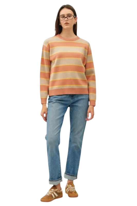 Stripe Crewneck Sweater - 2 Colors