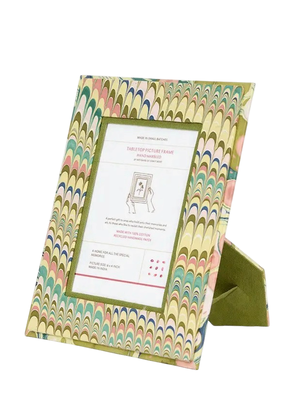 Moss Mountain Marble Picture Frame 6 x 4