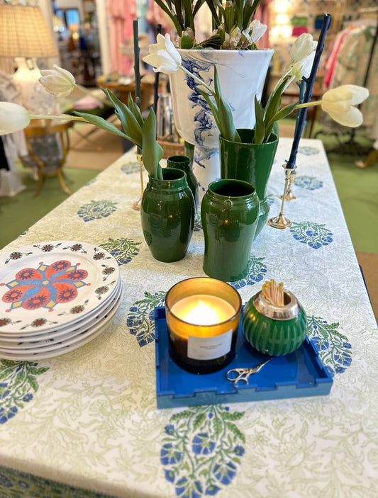 Fox & Hen X Tyler + Tate Block Print Tablecloths