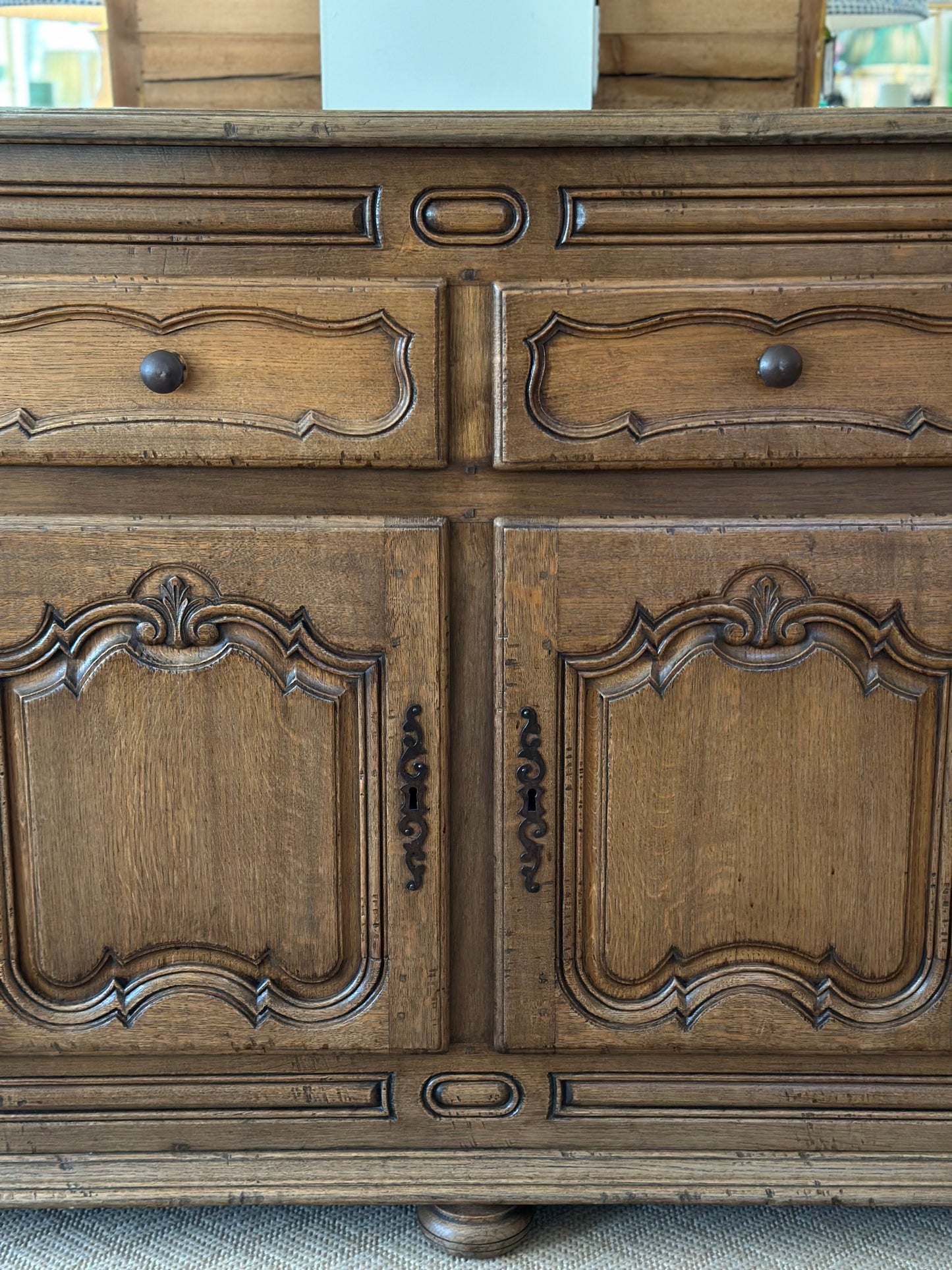 19th Century French Four Door / Two Drawer Buffet