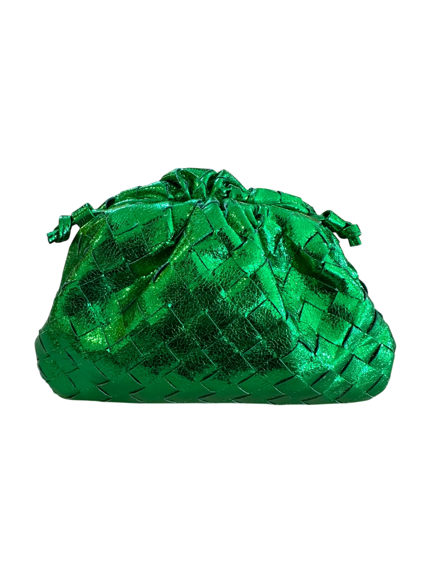 Metallic Woven Clutch