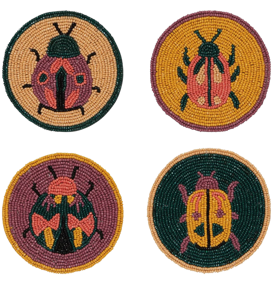 Amulet Beaded Coasters Set of 4