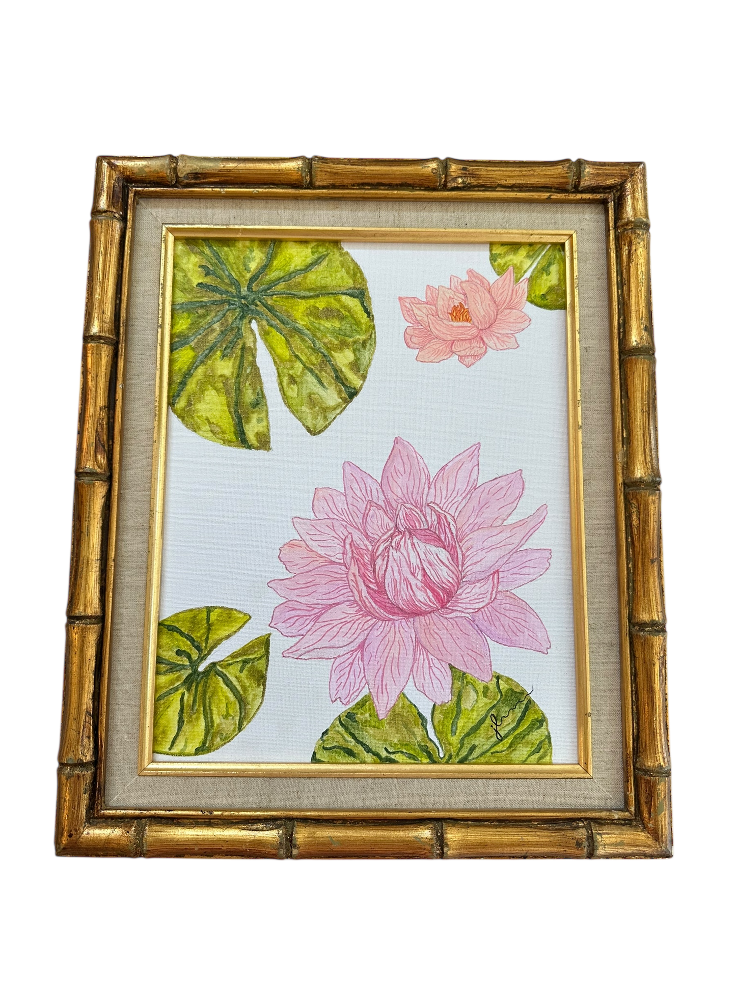 Jenn Leverett Art - Lotus + Lily Pads