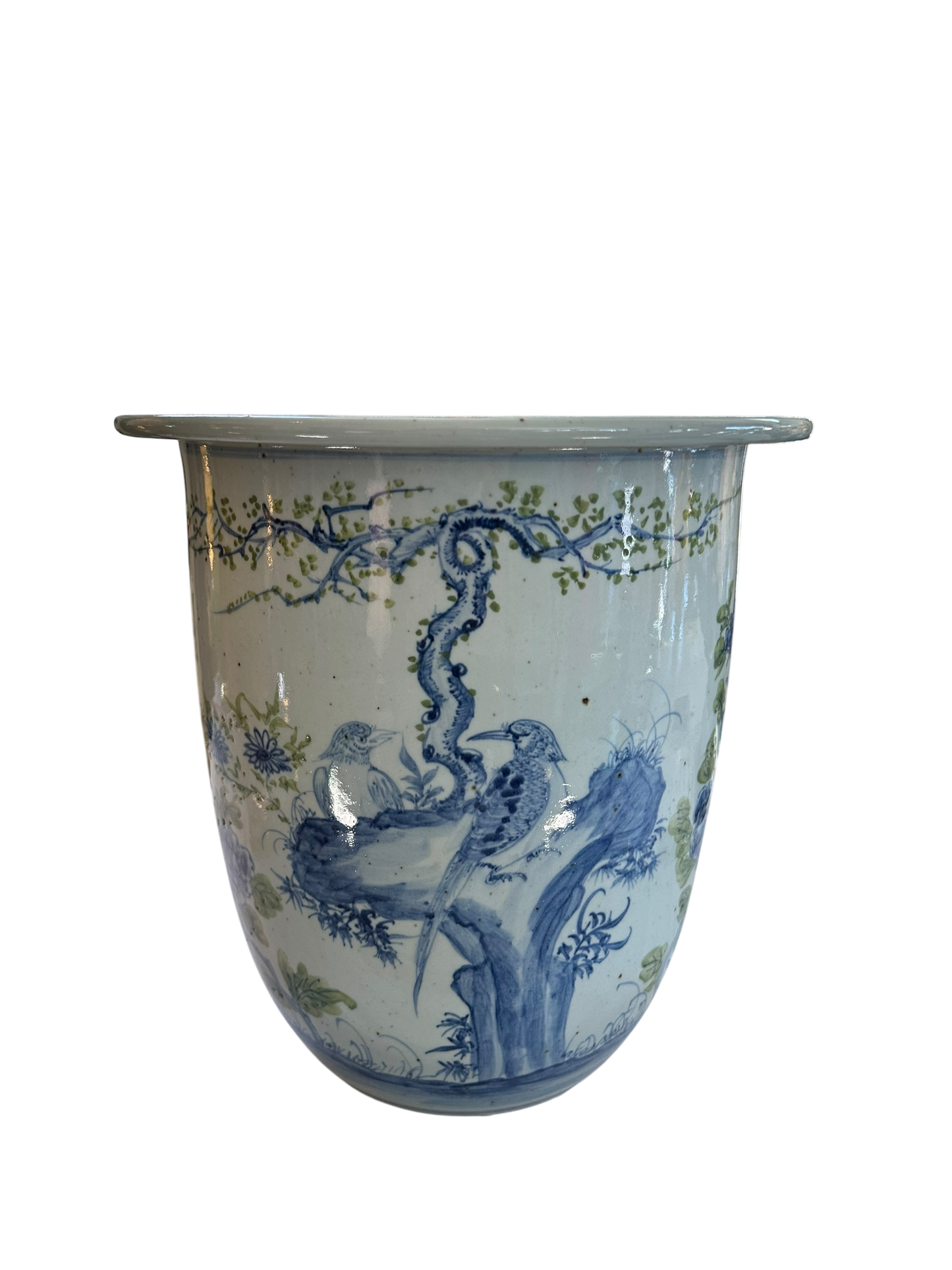 Blue & Green Orchid Planter