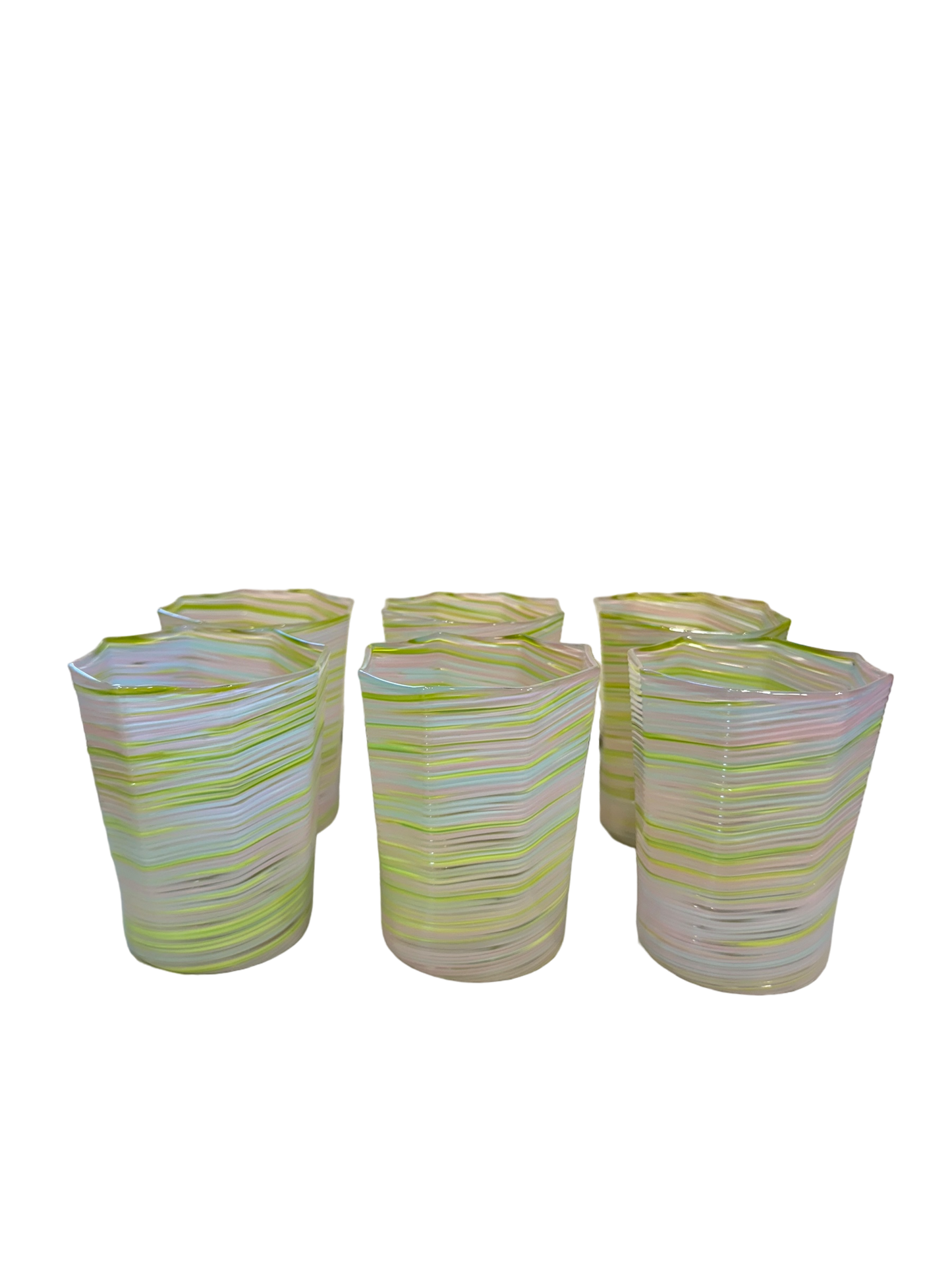 Individual Short Octagonal Glasses