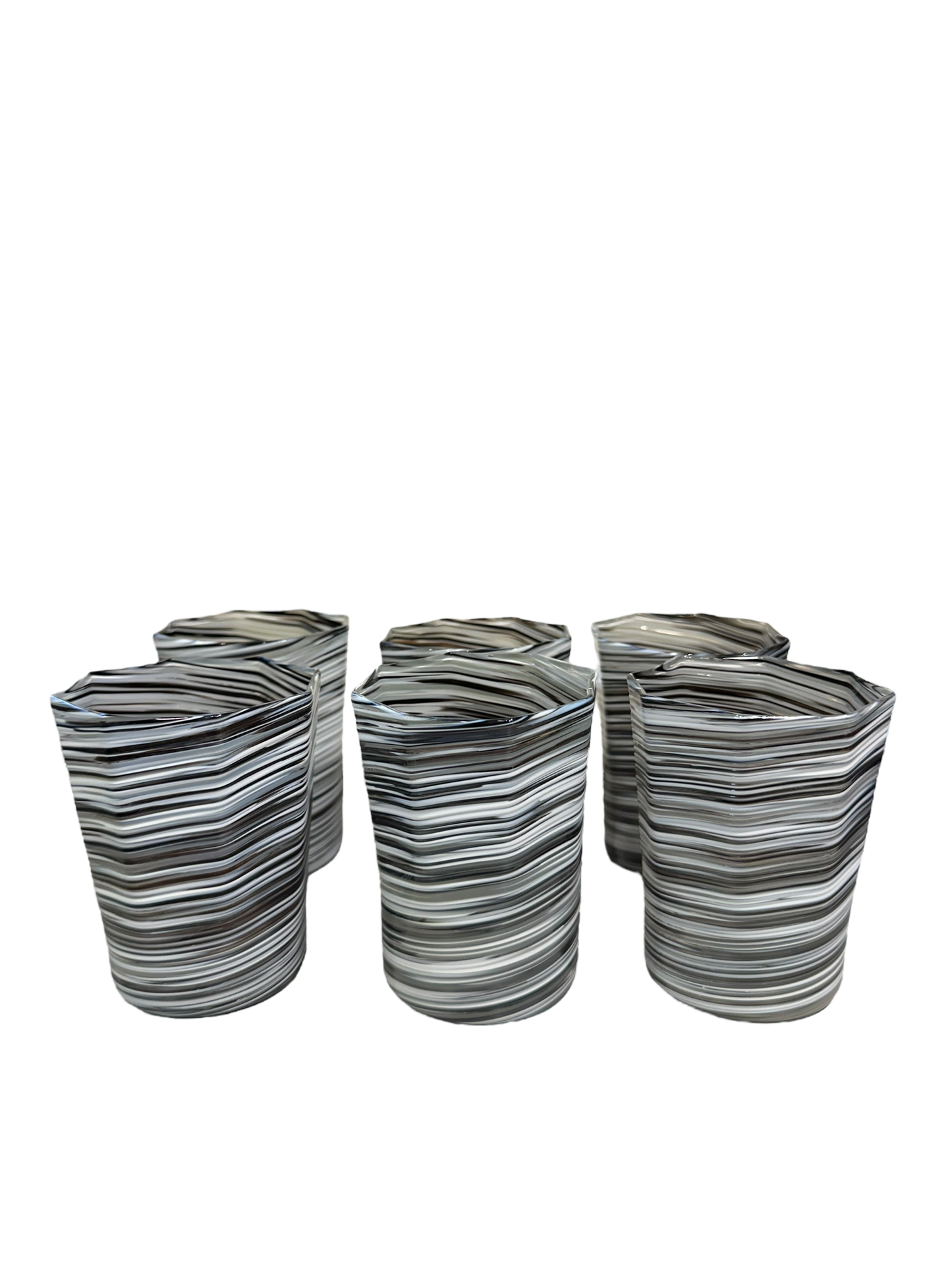 Individual Short Octagonal Glasses