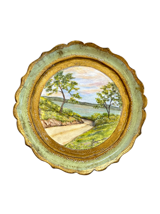 Jenn Leverett Art - Pastel Landscape on Florentine