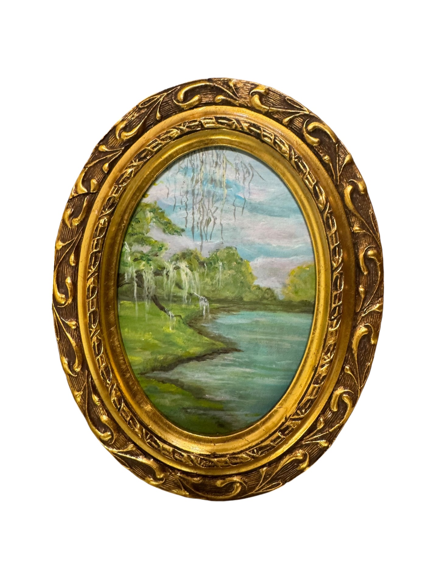 Jenn Leverett Art - Oval Landscape II