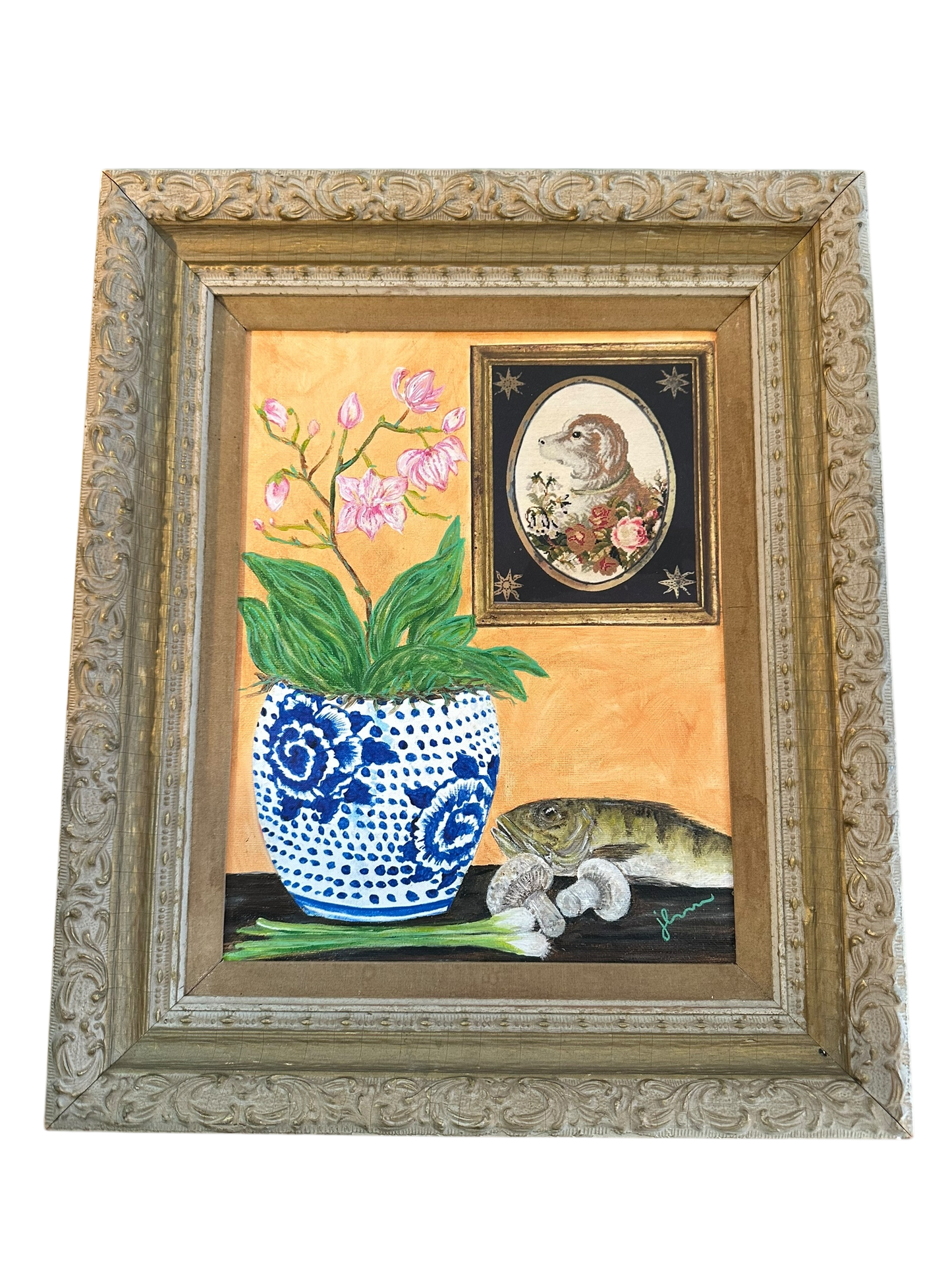 Jenn Leverett Art - Decoupage Still Life VII