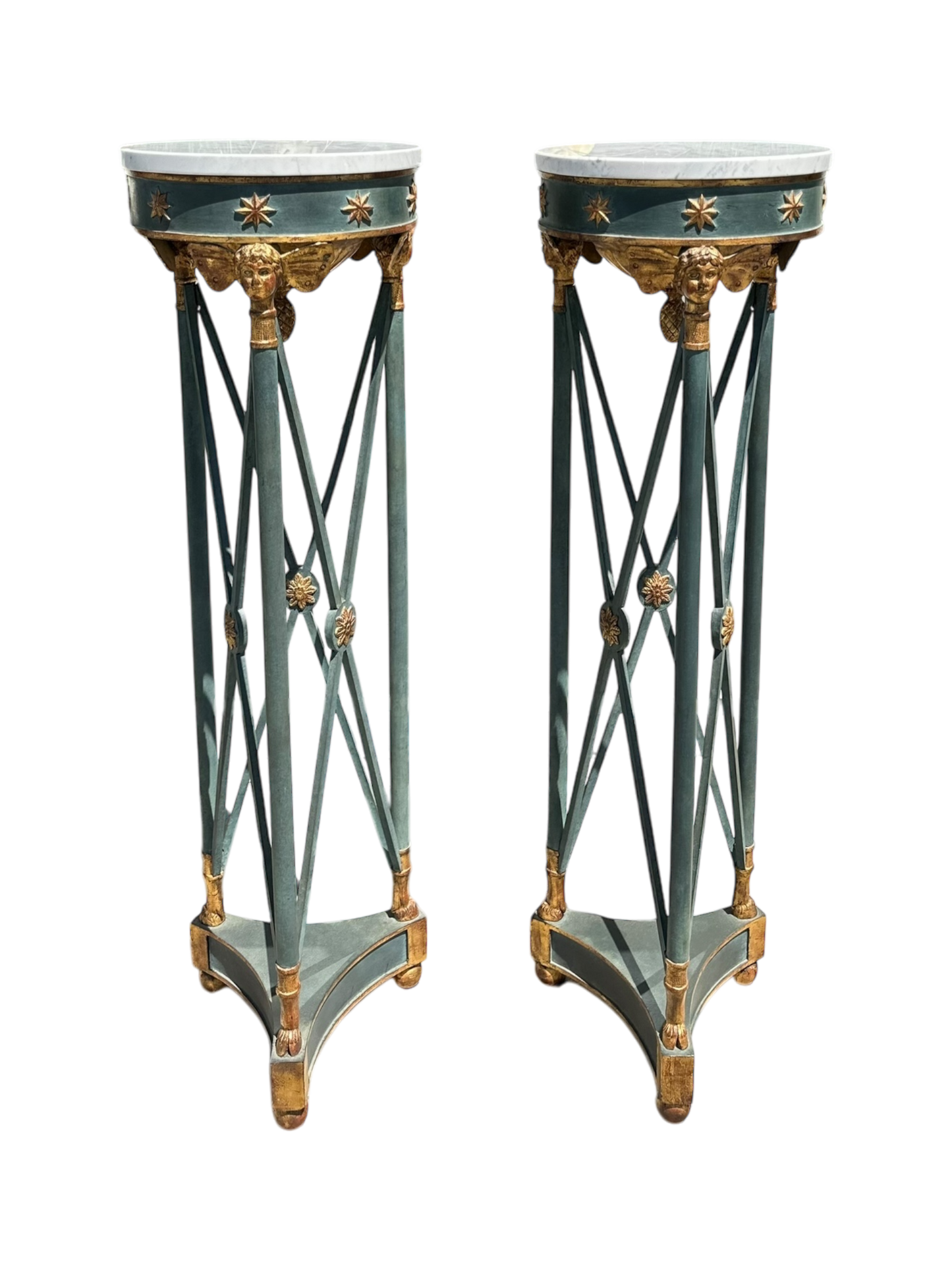 Pair of Baltic Neoclassical-Style Torcheres