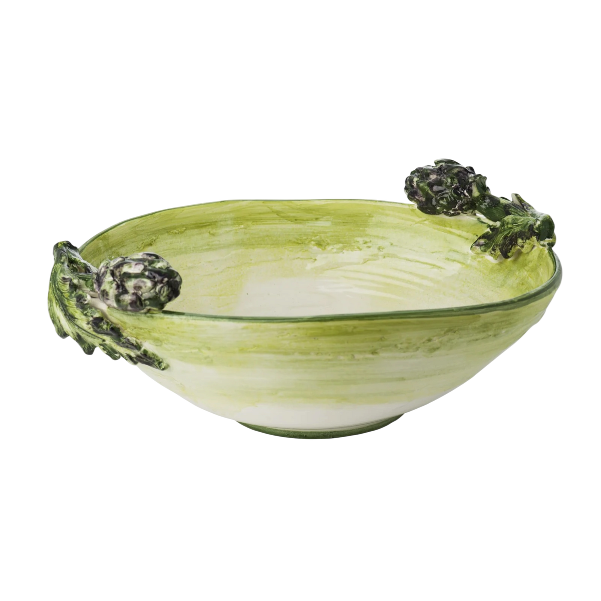 Garden Oval Bowl w/ Artichokes
