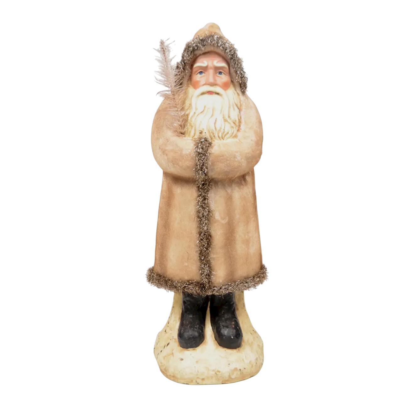 16" Ivory Velvet Belsnickle