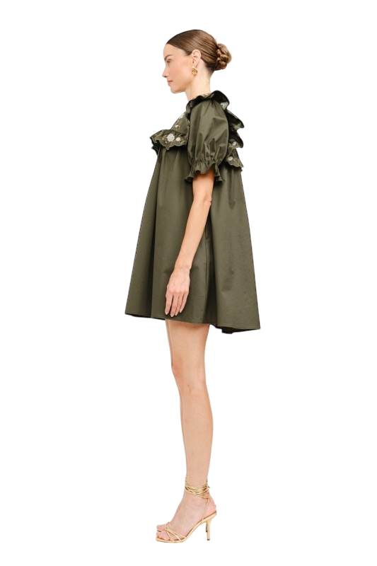 Sera Olive Dress