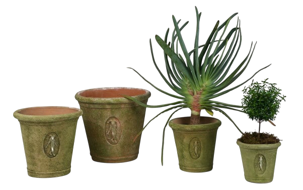 Aged Dimitri Planter Round