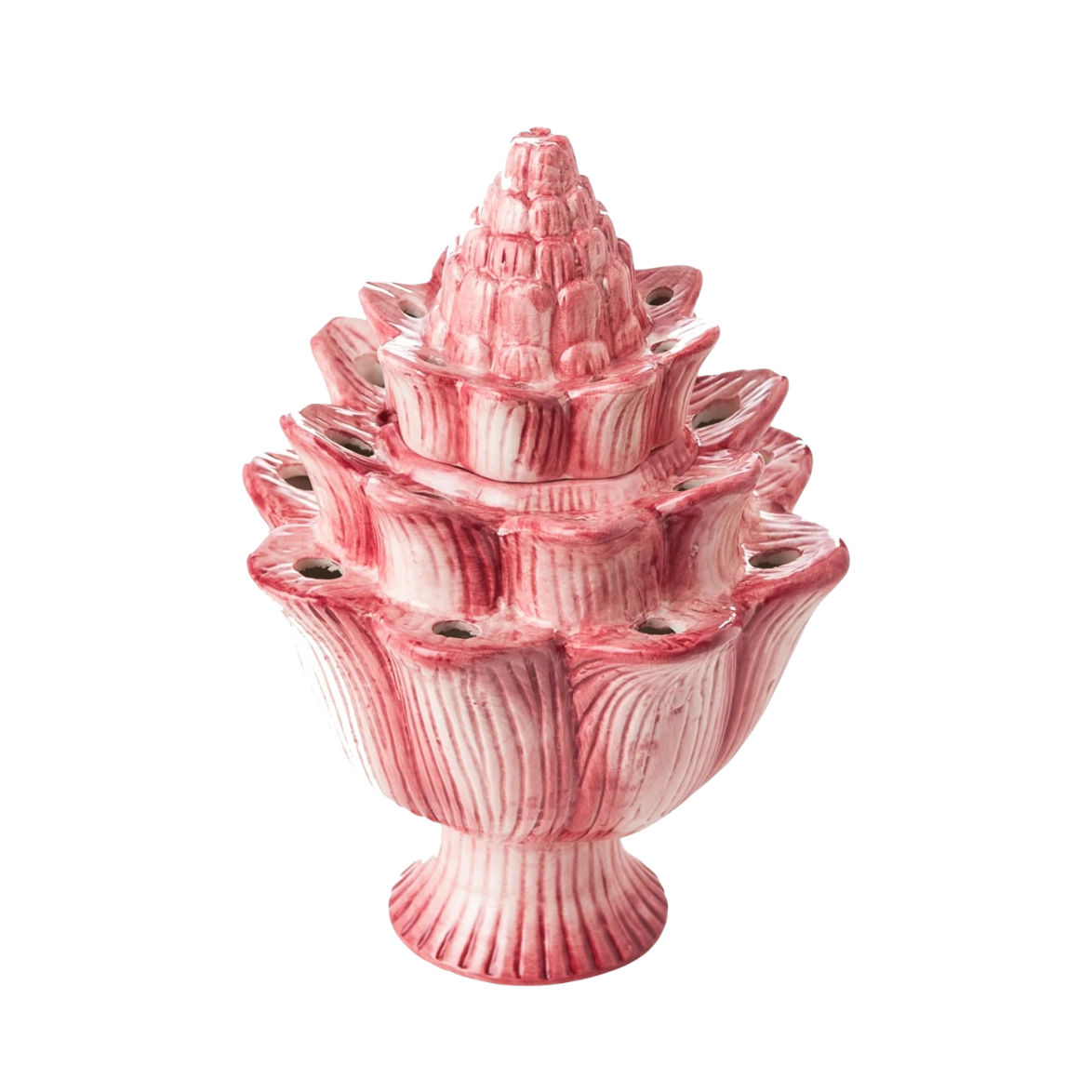 Large Artichoke Tulipiere - Pink