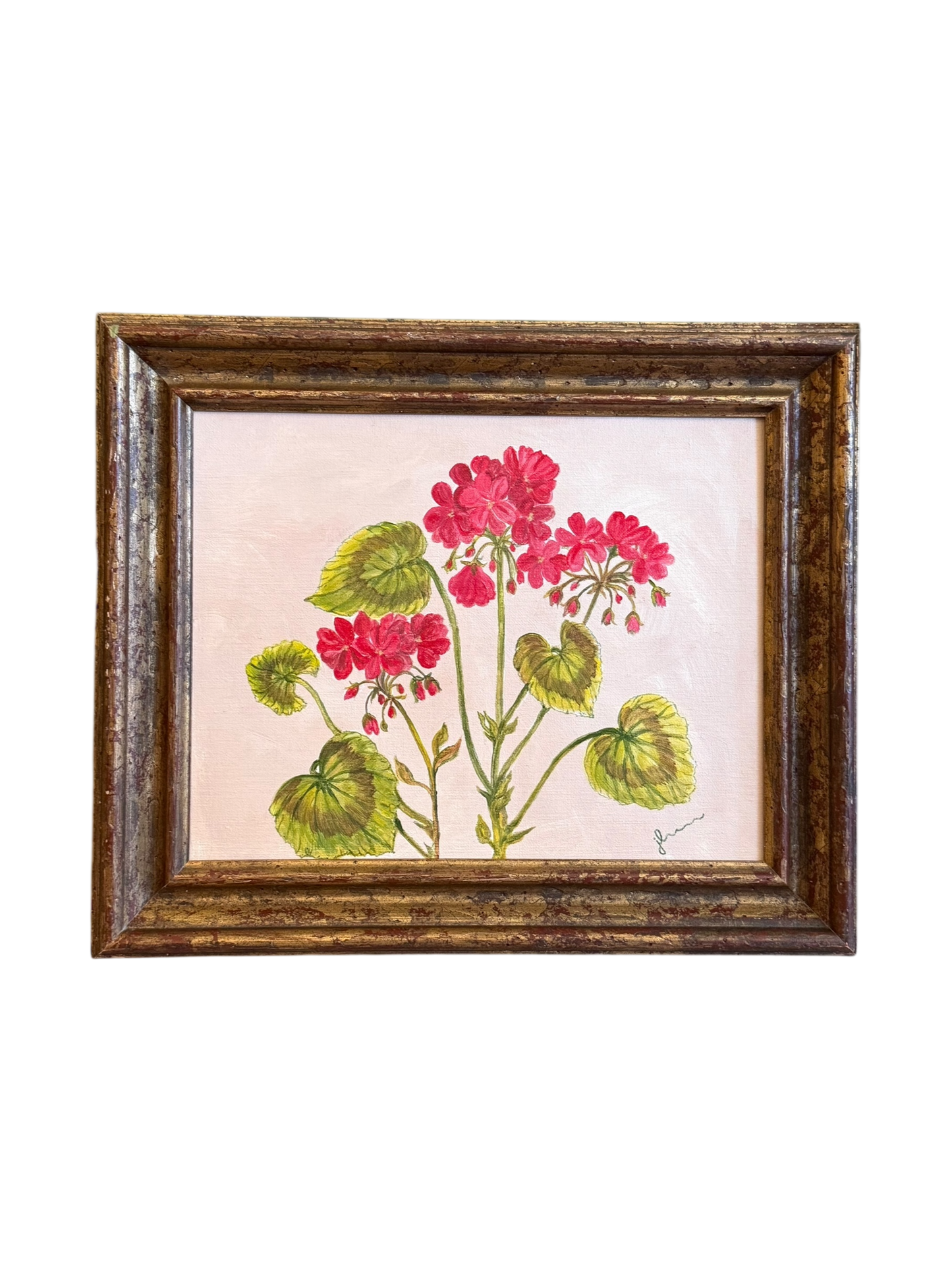Jenn Leverett Art - Geraniums IV