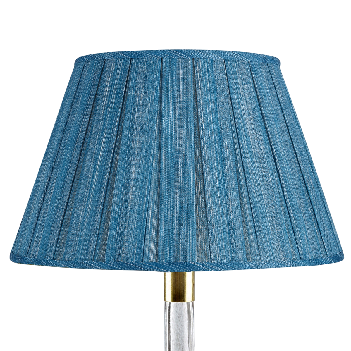 Fermoie Box Pleat Sacre Blue Lampshade
