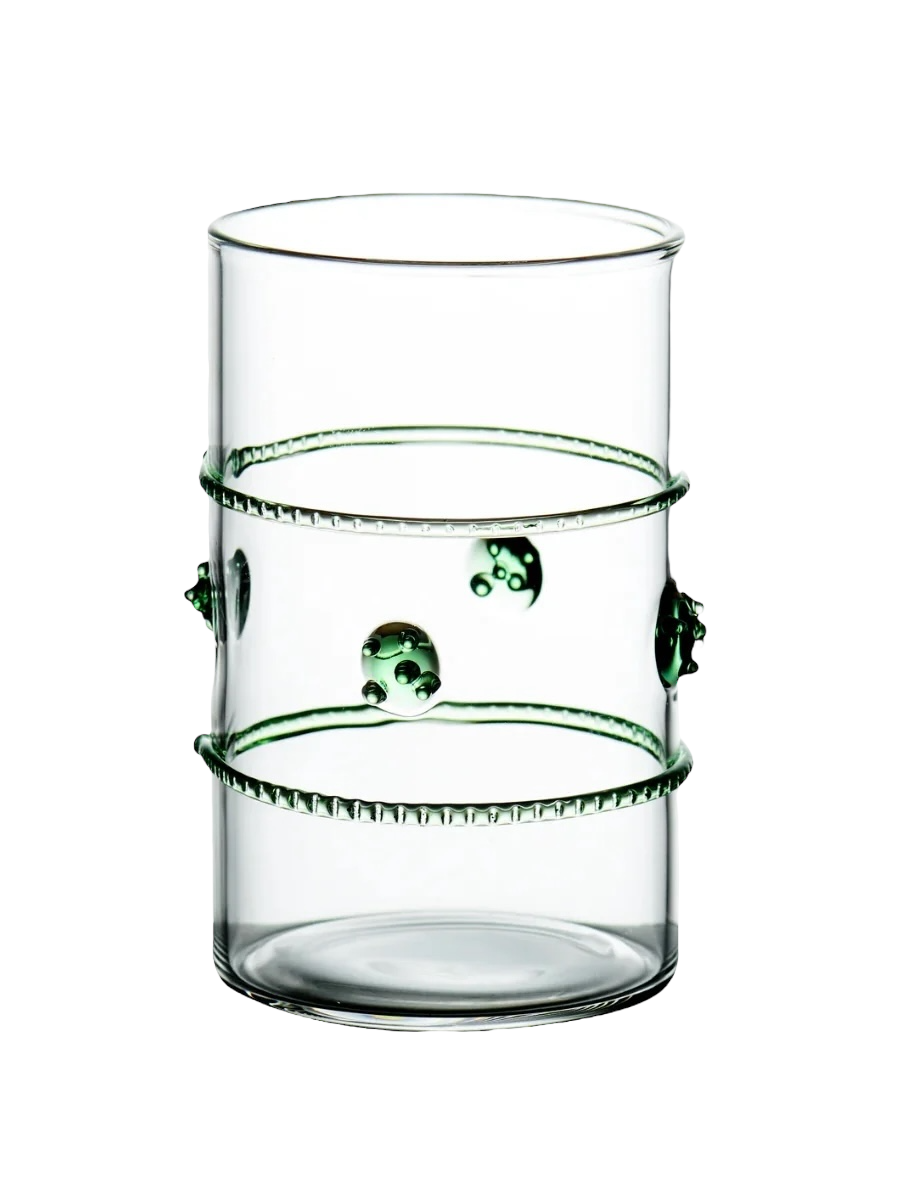 Clear and Green Votive