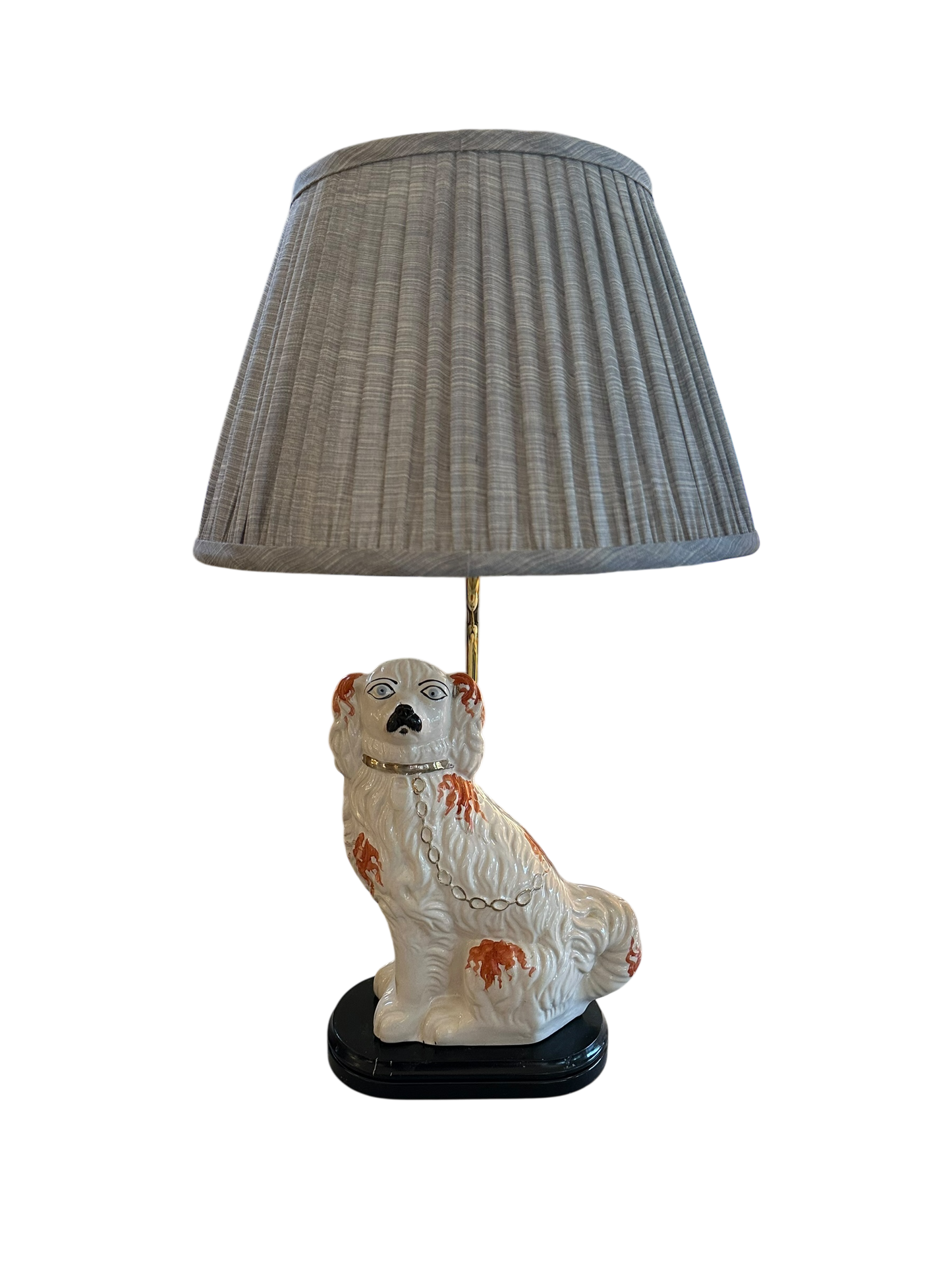 Antique Staffordshire Lamp