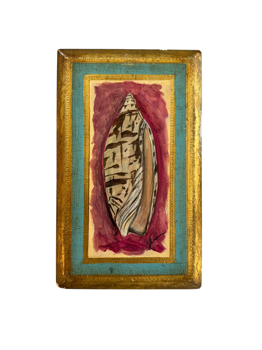 Jenn Leverett Art - Olive Shell on Florentine