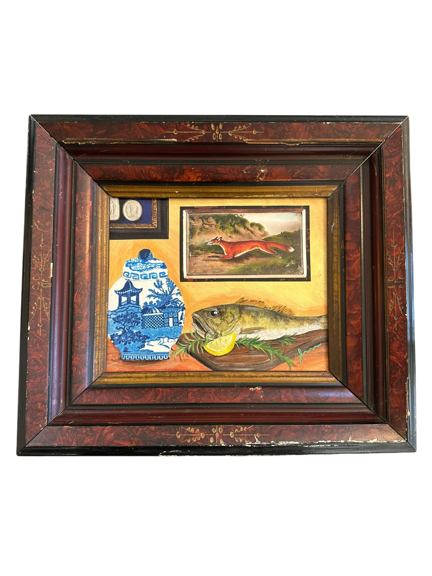 Jenn Leverett Art - Decoupage Still Life VI