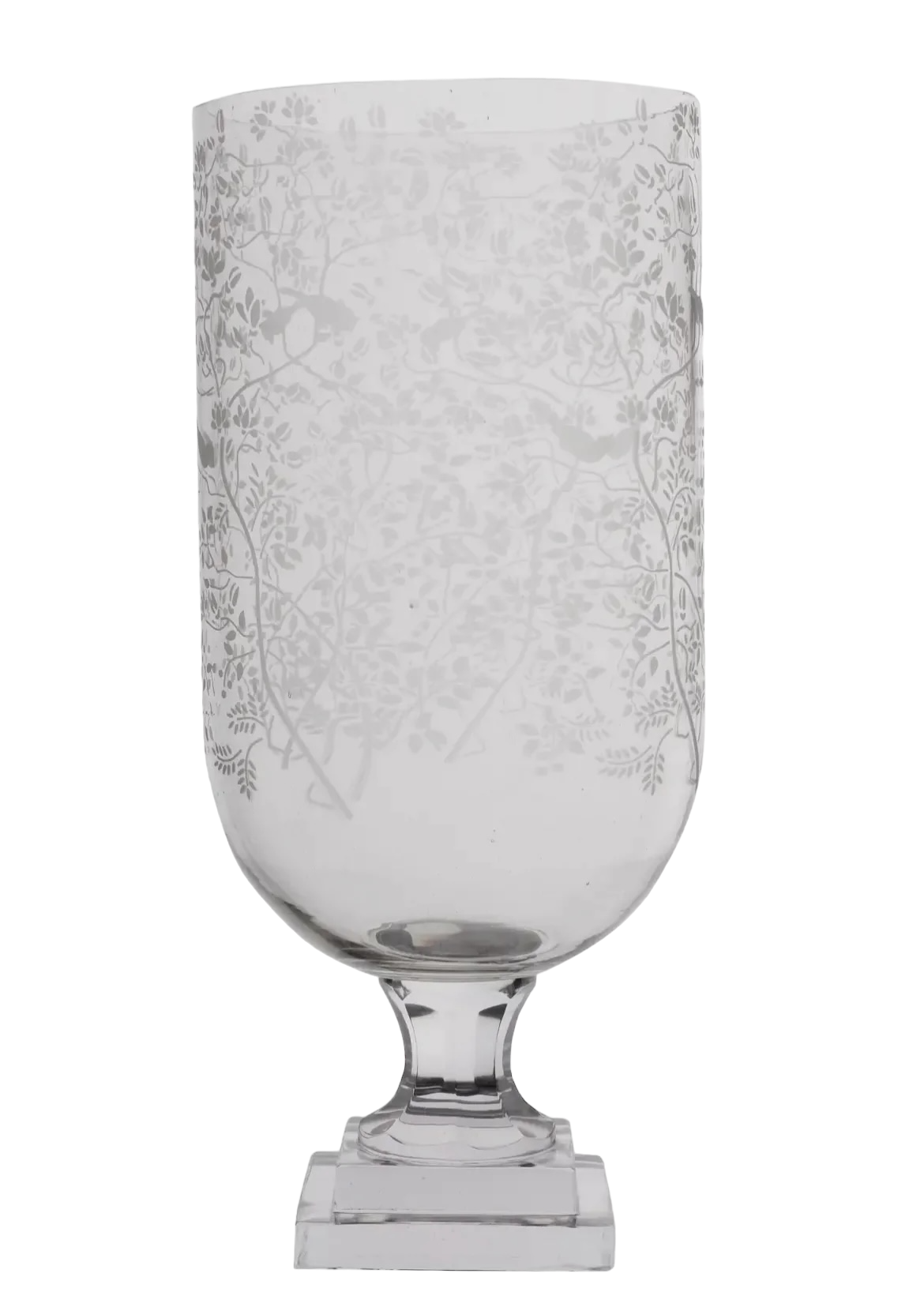 Chinoiserie Bird Footed Hurricane