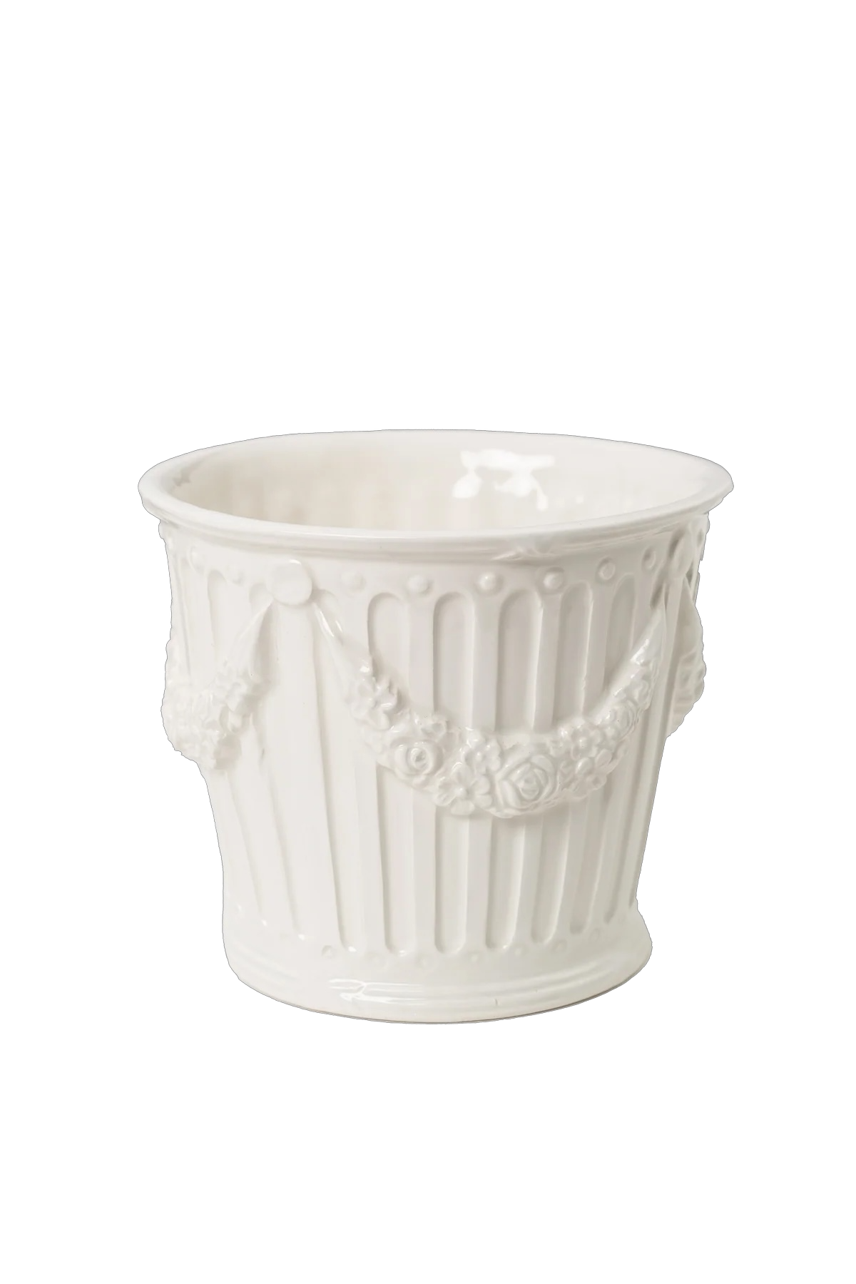 Garland Cream Cachepot - Small