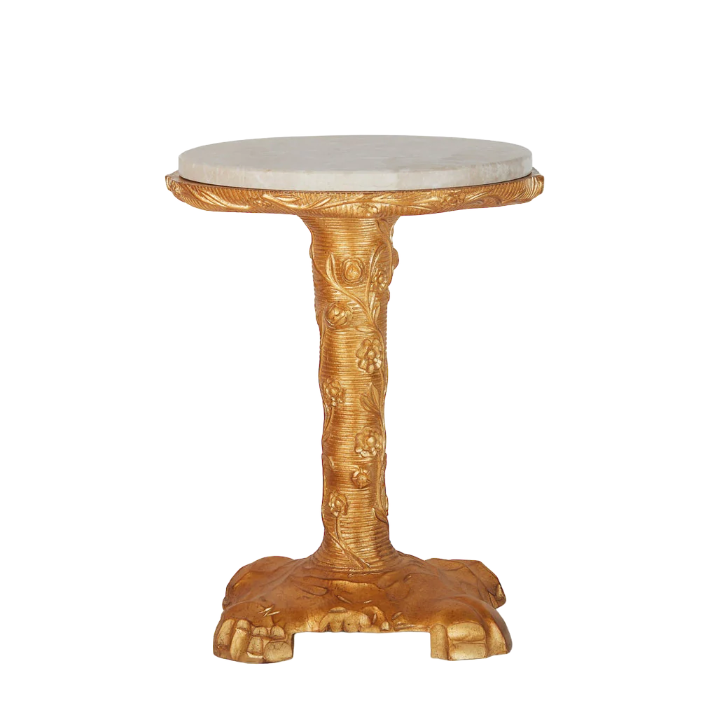 Albero Drinks Table (Gold) - Bunny Williams Home