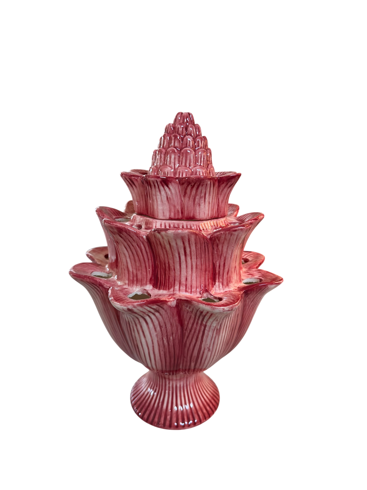 Large Artichoke Tulipiere - Pink
