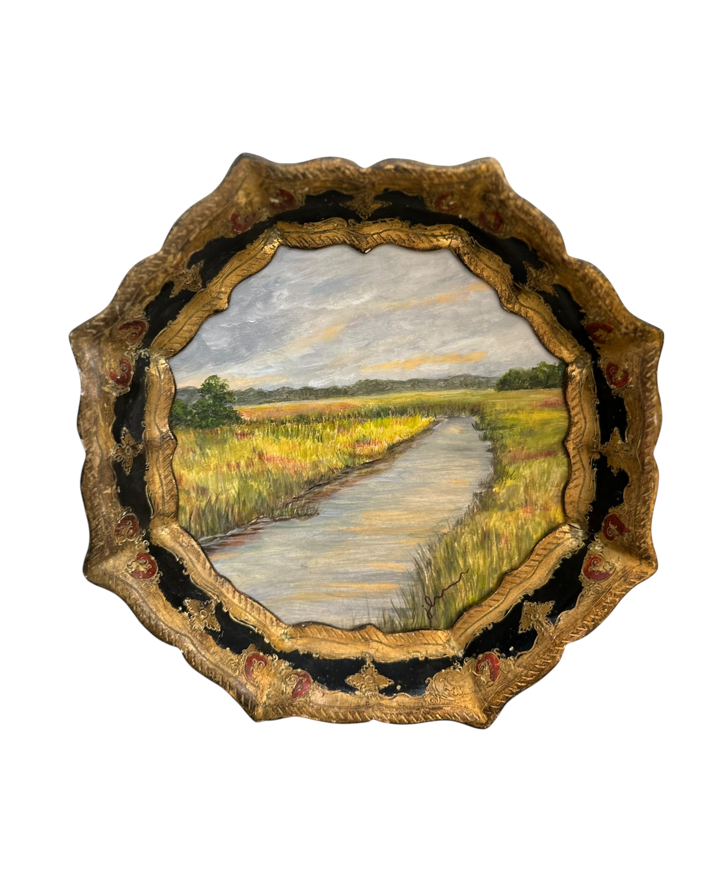 Jenn Leverett Art - Octagonal Landscape