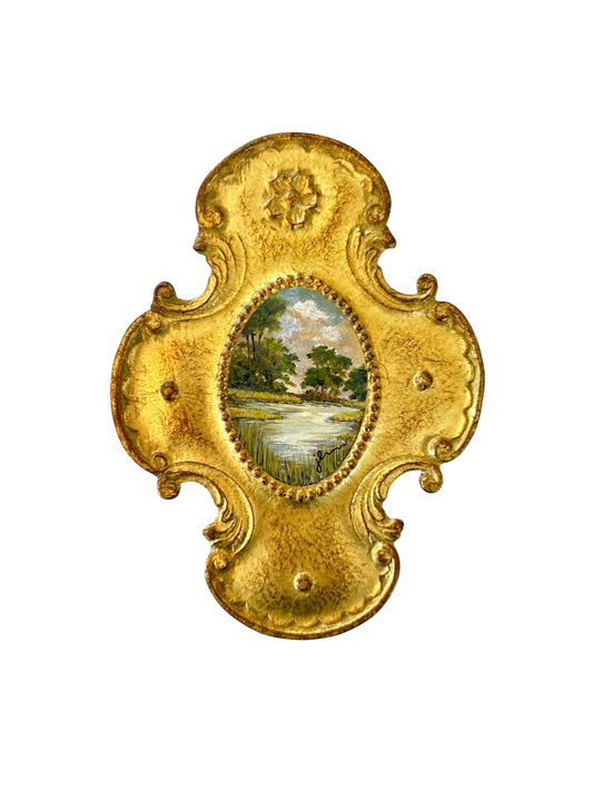 Jenn Leverett Art - Florentine Cross Landscape II