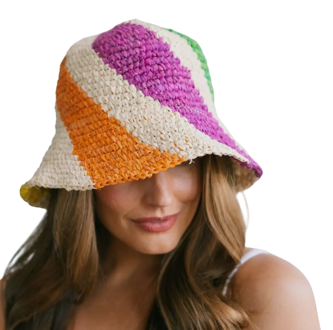 Rainbow Wave Sun Hat